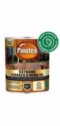 PINOTEX OLEJ EXTREME TERASOVÝ A DŘEVĚNÝ OLEJ BC, ČÍRÝ 2,33 l