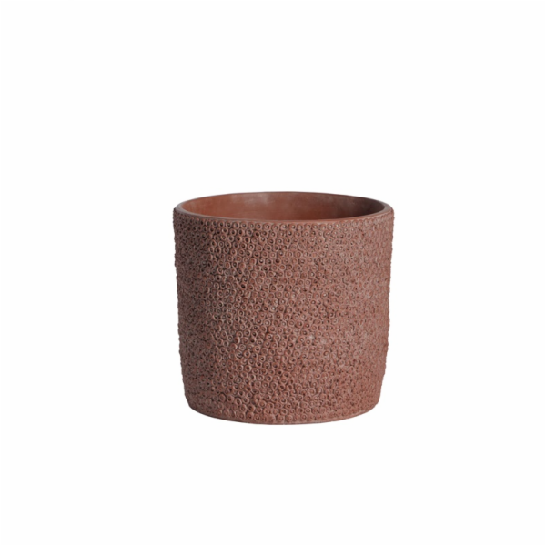 DOMOLETTI Gelový hrnec BTP06G, cement, červený