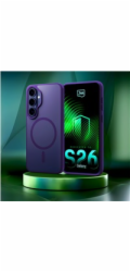 3mk ochranný kryt Smoke MagCase Purple pro Samsung Galaxy S26
