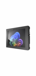 Compulocks - Škrín - exponovaný prední/zadní fotoaparát a senzory, naklápení - pro tablet - secure - uzamykatelný - kovový rám - cerná - velikost obrazovky: 12" - montáž na stenu