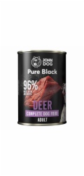 JOHN DOG Pure Black Deer - vlhké krmivo pro psy - 400g