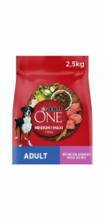PURINA One Adult Medium/Maxi Rich in lamb with rice - suché krmivo pro psy - 2,5kg