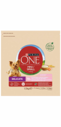 PURINA One Sensitive Mini/Small Salmon with rice - suché krmivo pro psy - 1,5kg