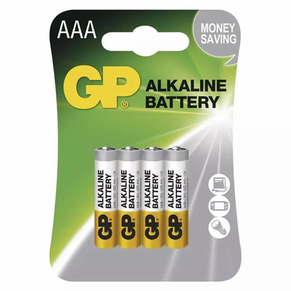 baterie GP 1,5  AAA  4-pack  blistr/GP J