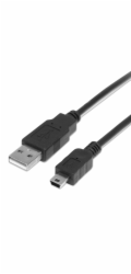 USB kabel (2.0)  USB A samec - miniUSB s