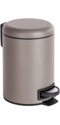 Wenko pedálový koš na odpadky Leman Taupe 3 l