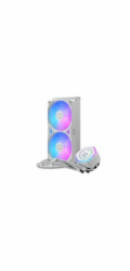 Cooler Master vodní chladič MasterLiquid Atmos II LCD 240, 2x120mm, LGA1851, AM5, bílá