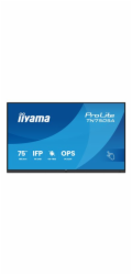 iiyama ProLite TN7505A-B1AG - 75" Trída úhloprícky (74.52" zobrazitelný) displej LCD s LED podsvícením - interaktivní digital signage - s dotyková obrazovka (multi touch) / volitelná funkce PC slotu -
