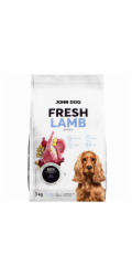 JOHN DOG Fresh Lamb - suché krmivo pro psy - 3kg