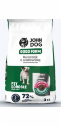 JOHN DOG Good Form Small breeds Chicken with beef - suché krmivo pro psy - 3kg