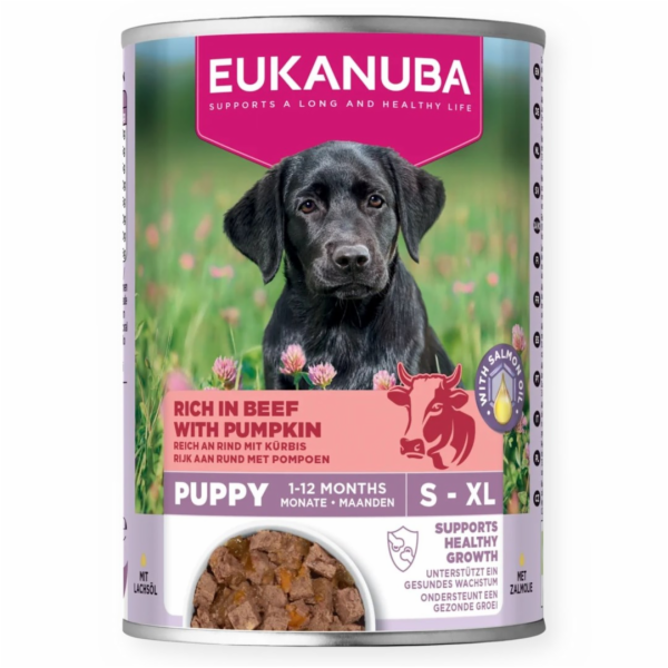 EUKANUBA Life Care Puppy Rich in beef and pumpkin - vlhké...