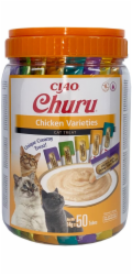 INABA Churu Varieties Chicken - pamlsek pro kočky - 50 x 14g