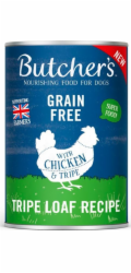 BUTCHER S Original Tripe Chicken and Rumen Pate - vlhké krmivo pro psy - 400g