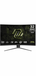 MSI Monitor MAG 325CQPF E18 31,5/LED/WQHD/LED/zakřivený/180Hz/černý
