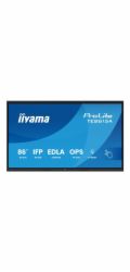iiyama ProLite TE8615A-B2AG - 86" Trída úhloprícky (85.6" zobrazitelný) displej LCD s LED podsvícením - interaktivní digital signage - s dotykový displej (více dotyku) / 8-mikrofonový array / voliteln