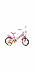 BIMBO_ BIKE Dětské jízdní kolo Bimbo Bike 124RL, růžové, 12"