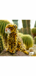 Rappa Plyšový gepard sedící 28 cm ECO-FRIENDLY