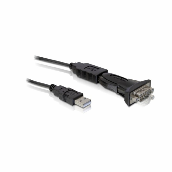 DeLOCK USB 2.0 adaptér, USB-A zástrčka > sériová RS-232 z...