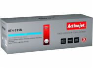 Activejet tonerová kazeta ATH-531N (náhrada za HP 304A CC531A, Canon CRG-718C; Supreme; 3200 stran; modrá)