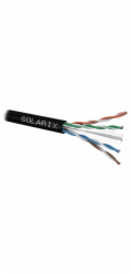Solarix Kabel CAT6 UTP PE Fca venkovní 500m/cívka SXKD-6-UTP-PE