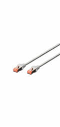 Digitus Patch Cable, S-FTP, CAT 6, AWG 27/7, LSOH, Měď, šedý 20m