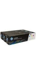 HP 126A CMY 3-pack LJ Toner Cart, CF341A (1,000 / 1,000 / 1,000 pages)