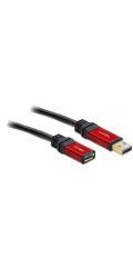 Delock Premium - Prodlužovací šňůra USB - USB typ A (M) do USB typ A (F) - USB 3.0 - 1 m - černá