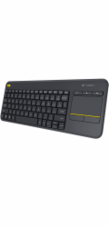 Logitech Wireless Keyboard Touch Unifying K400 Plus, CZ