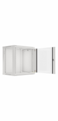Lanberg WF01-6412-10S rack 12U Nástěnný regál Šedá