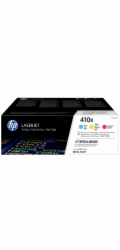 HP 410X 3-pack High Yield Cyan/Magenta/Yellow Original LaserJet Toner Cartridges (CF252XM) (5,000 / 5,000 / 5,000 pages)