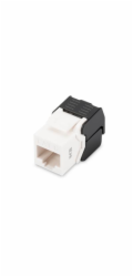 Digitus CAT 6 Keystone Jack, nestíněný RJ45 na LSA, připojení bez nářadí, vč. kabelová svorka