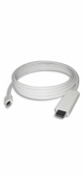 PremiumCord mini DisplayPort 1.2 na HDMI 2.0 kabel pro rozlišení 4Kx2K@60Hz, 2m