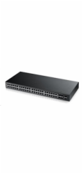 Zyxel GS1920-48v2 50-port Gigabit WebManaged Switch, 44x gigabit RJ45, 4x gigabit RJ45/SFP, 2x SFP
