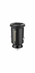 Autonabíječka Baseus Grain 2x USB 5V 3.1A (černá)