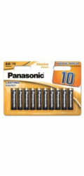 PANASONIC Alkalické baterie Alkaline Power LR6APB/10BW AA 1,5V (Blistr 10ks)