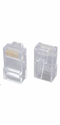 Solarix konektor RJ45 CAT5E UTP 8p8c nestíněný neskládaný na licnu KRJ45/5, 100ks v balení, cena za KS