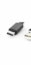 Digitus Připojovací kabel USB C na A  1,0 m, 3A, 480 MB, verze 2.0