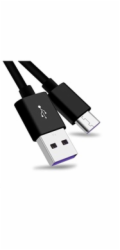 PremiumCord Kabel USB 3.1 C/M - USB 2.0 A/M, Super fast charging 5A, černá, 1m