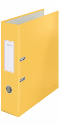 LEITZ Pákový pořadač 180°  Cosy hebký A4 80 mm teplá žlutá