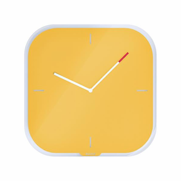 LEITZ Nástěnné hodiny  Cosy, teplá žlutá