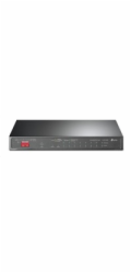 TP-Link TL-SG1210MP TP-Link CCTV switch TL-SG1210MP (8xGbE, 1xGbE uplink, 1xGbE/SFP combo uplink, 8x PoE+, 123W, fanless)