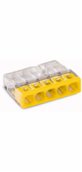 WAGO svorka 5x2,5 žlutá průhledná   2273-205
