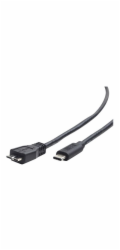 Gembird USB-C - microUSB kabel 1m černý (CCP-USB3-MBMCM-1M)