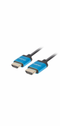 Lanberg CA-HDMI-22CU-0010-BK LANBERG HDMI M/M 2.0 kabel 1M 4K černý úzký