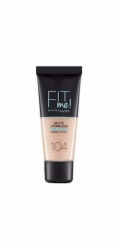 Maybelline Fit Me Liquid Foundation 104 Soft Ivory 30 ml