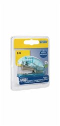 Rapid mini sešívačka Colour´Ice F4, 10 listů, blistr, ledově modrá