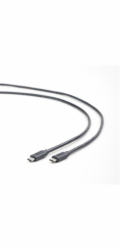 Gembird CCP-USB3.1-CMCM-1M USB-C 1m, 2x USB-C 3.1 (M), 1m, černý CABLEXPERT Kabel USB 3.1 Type-C na Type-C kabel (CM/CM), 1m, datový, černý