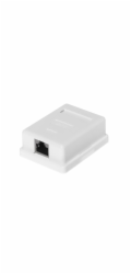NETRACK 106-12 complete surface-mounted outlet 1 x RJ45 8p8c FTP cat. 6 LSA