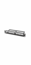Lanberg Patch panel 1U 10 Blank 12x keystone slot Černá (PPKS-9112-B)