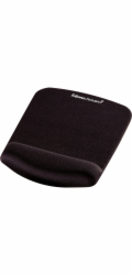 Podložka pod myš a zápěstí Fellowes PlushTouch černá